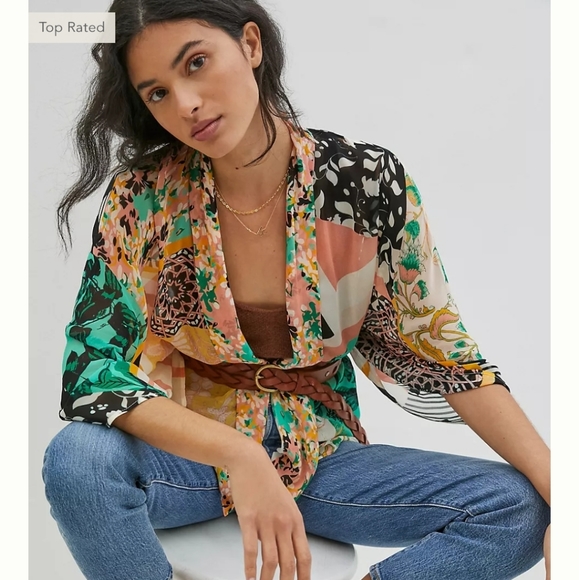 Anthropologie Clea Kimono - Picture 4 of 9